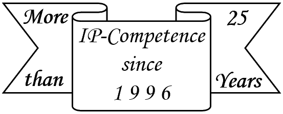 More than 25 years of IP Competence since 1996.