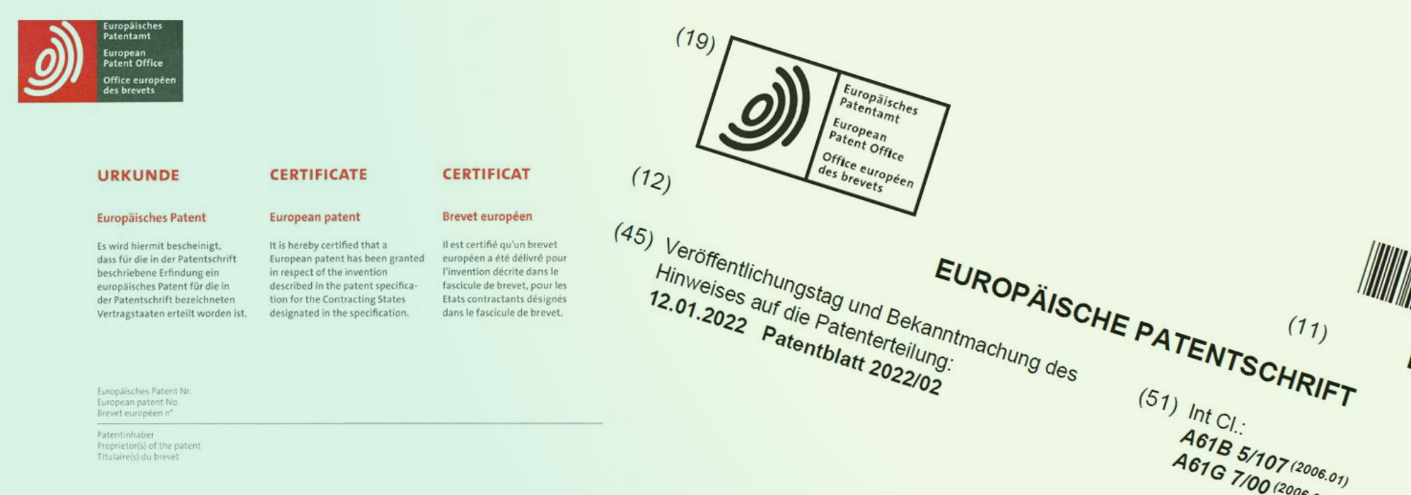 European Patent Certificate